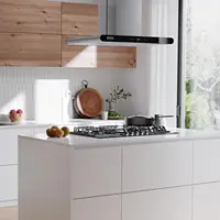 36" Bulit-in Tempered Glass Gas Cooktops 5 Italy Imported Sabaf Burners Stove Tops 36 Inch Black 20.67"D x 35.43"W x 2.4"H 2