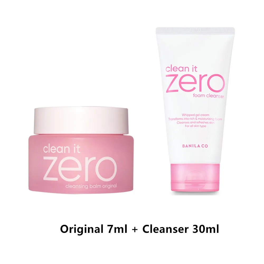 

Banila Co. Clean It Zero Cleansing Balm 7ml Cleanser 30ml Makeup Remover Deep Clean Eyes Lips Face All-in-one Cleansing