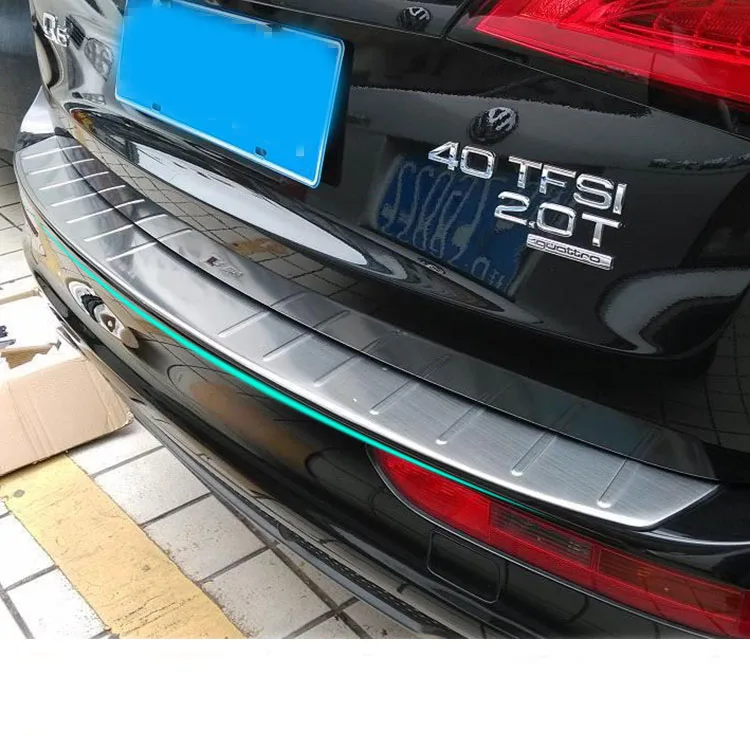 Stainless steel Rear Bumper Protector Sill Trunk Rear guard Tread Plate