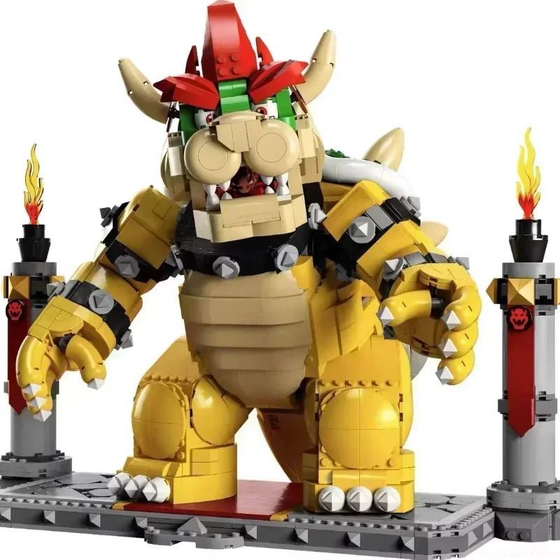 2807PCS The Mighty Bowsered Building Blocks Bricks MOC Toys for Boys Girls Birthday Christmas Gift building blocks toys children toys