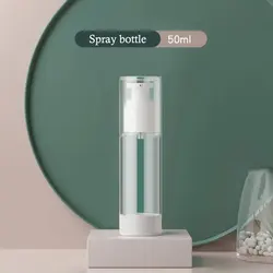 Compact Vacuum Travel Bottle for Cosmetics and Toiletries - Refillable and Portable Spray Container (Available in Multiple Sizes) (50ml Spray)