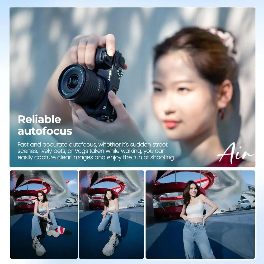 Viltrox 9mm F2.8 Air APS-C 자동 초점 카메라 렌즈( E 마운트 zve10 zve10II a6400 a6700 a7Ⅳ 카메라용)