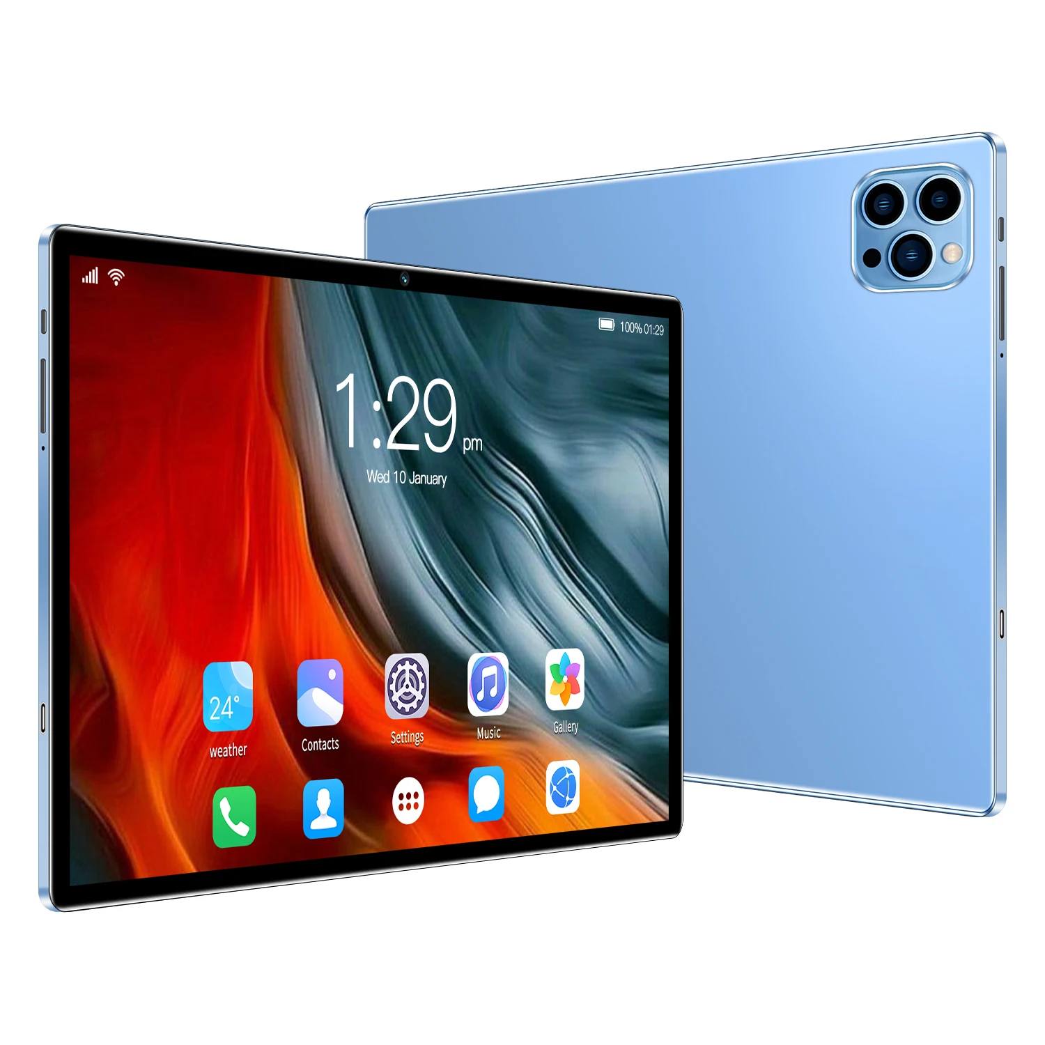 New 10.1 Inch Study Education Tablets Octa Core Dual SIM 4GB RAM 64GB ROM 3G Phone Call Bluetooth WiFi Google Tablet Pc 5000mAh 2