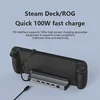 Blueendless USB C Docking Station for Steam Deck & ROG Game Docking 4K@60Hz DP HDMI-compatible Gigabit Ethernet Type C Hub 1