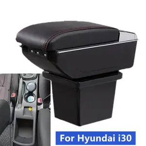 SXCY Kompatibel mit Hyundai i30 2022 2023 Mittelkonsole Aufbewahrungsbox,  Armlehne Organizer Storage Box, Auto Ablagefach i30 Zubehör 2017-2023