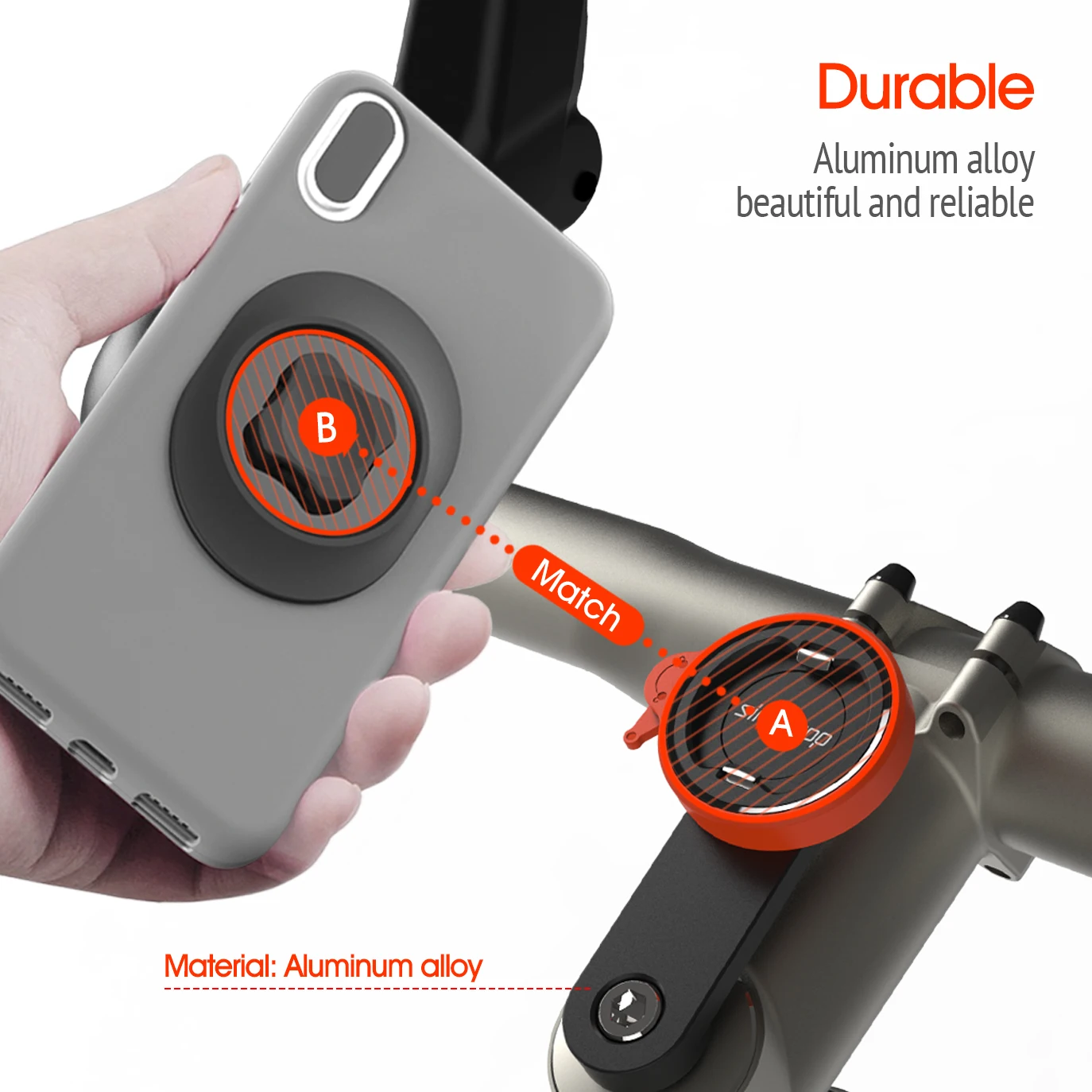 Mountain Bike Phone Holder Handlebar Stem MTB Road Bicycle Aluminum GPS Bracket Ultra-Lock Riding Clip Stand with Quick Mount phone holder,mobile phone holder,bicycle handlebar bracket