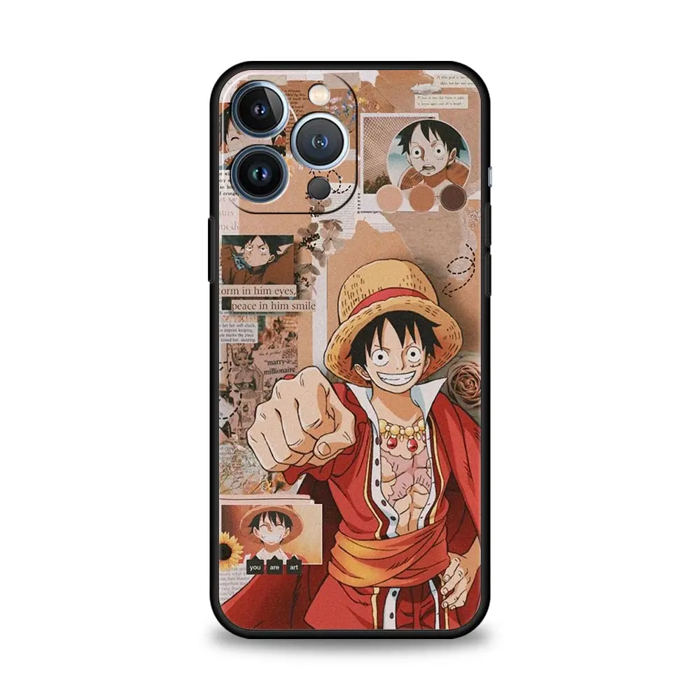 iphone 13 pro leather case Anime One Piece Zoro Luffy Hot Case for Apple iPhone 11 7 13 Pro Max 12 XR X 6 12 Mini 5 6 Plus SE Phone Cover Shell Bag Fundas iphone 13 pro cover