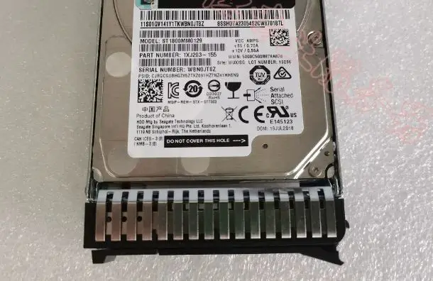 For 7XB7A00028 00YK017 1 8T 10K SAS 12Gb hard drive