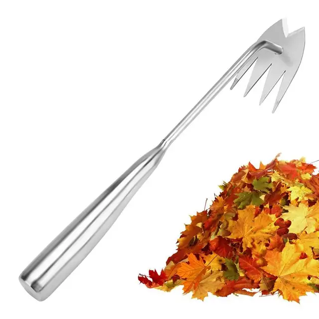 Kerti Gyomláló Szerszámok Kettős Célú 4 Fogas Pitypang Húzó Szerszám Frissítse A Rozsdamentes Acél Fű Eltávolító Szerszámot Pázsitok Kertjeihez