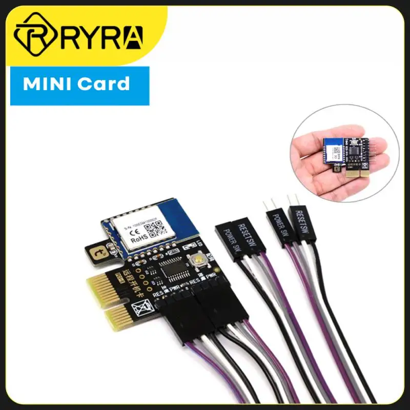 

RYRA 433 RF Tuya Wifi Computer Power Reset Switch PCIe Card PC Smart Life APP Remote Control Work With Alexa Google Home Yandex