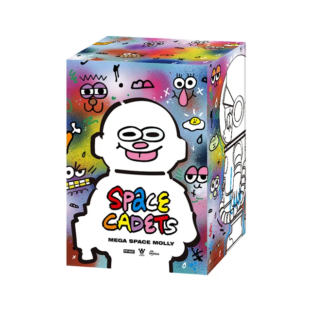POP MART MEGA SPACE MOLLY 400% JON BURGERMAN SPACE CADETS Series