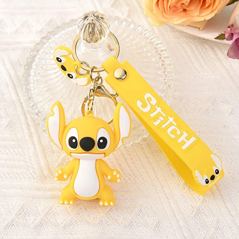 Llavero de Disney Lilo Stitch, figura de acción de Stitch, llaveros, colgante, adorno, muñecas, colección, modelo, juguetes de Stitch para niños, regalo