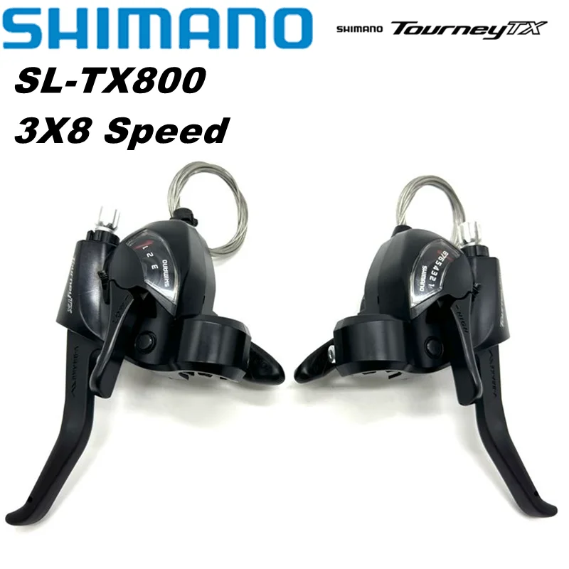 

Shimano Tourney ST-TX800 рычаги переключения передач для горного велосипеда/тормозной рычаг EZ Fire Plus 3x 8 рычаги переключения скоростей запчасти для велосипеда