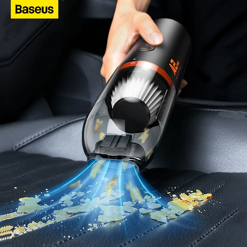 Baseus Car Vacuum Cleaner 6000pa Sunction Force Wireless Portable Cleaner For Car Auto Home Cleaning Handheld Vacuum