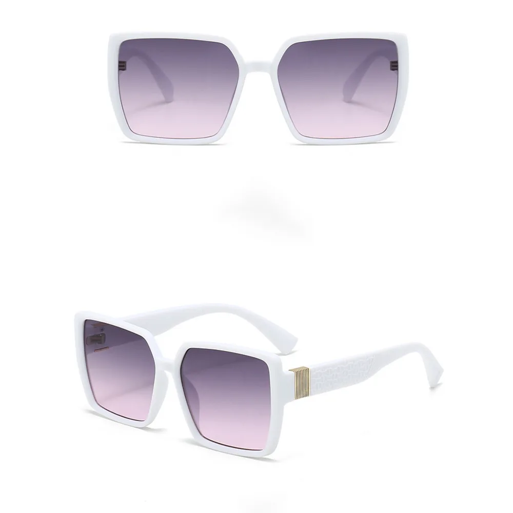 2024 New Fashion Trendy for Women UV Protection Instagram Network Red Slimming Advanced Tone Sunglasses Powder_voghion.com