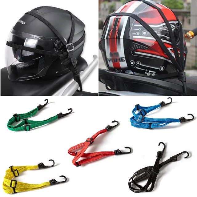 Corde Élastique Rétractable Pour Casque De Moto, 60cm - Filet À Bagages Pour  Motocyclette - AliExpress