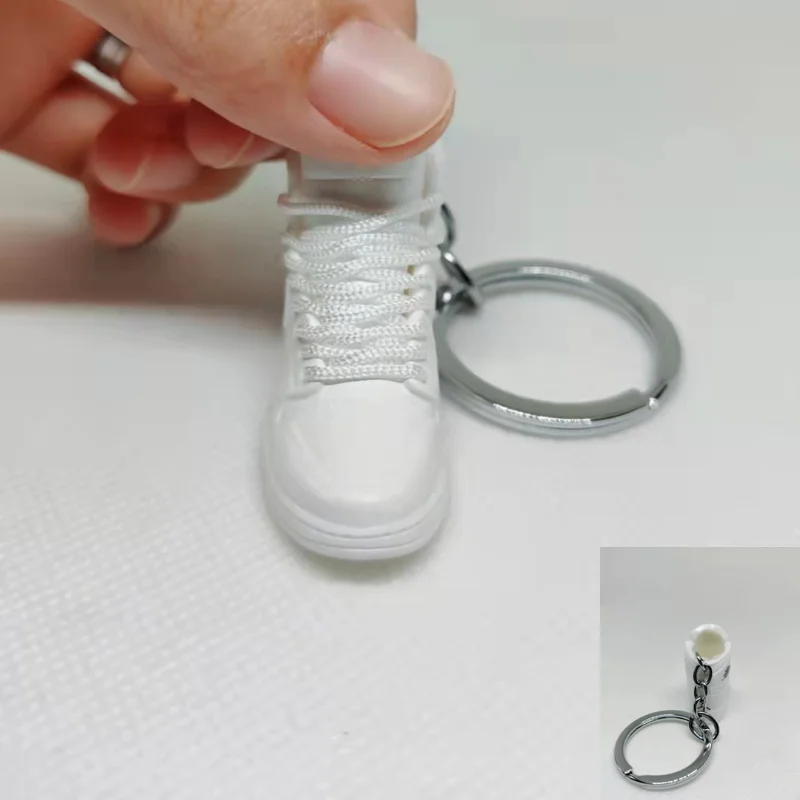 5CM Creative 3D Mini Winged Basketball Shoes Three-dimensional Model Keychain Sports Shoe Lovers Souvenir Keyring 2022 Year Gift ladies halloween costumes Cosplay Costumes