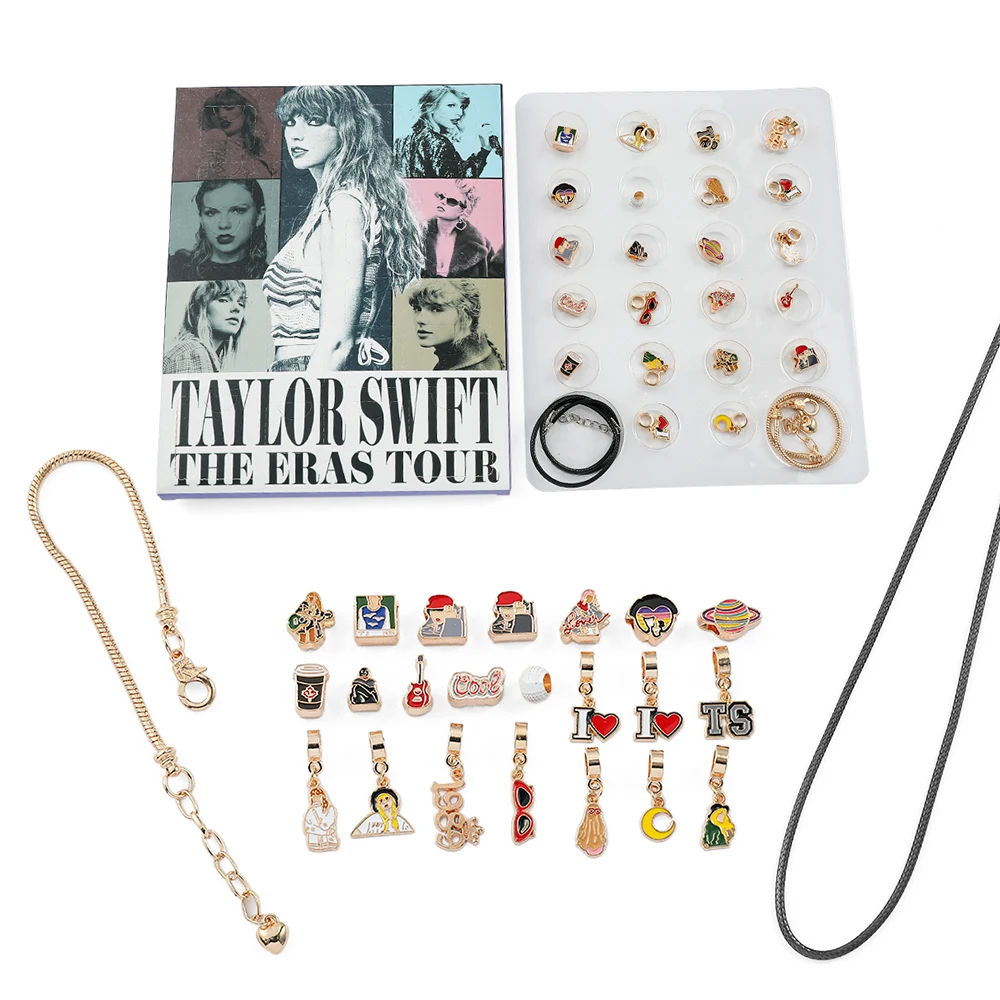 Taylor the Swift Blind Box Gifts Lover Speak Now Midnight Reputation Music  Album Bracelet Blind Box Christmas Advent Calendar - AliExpress