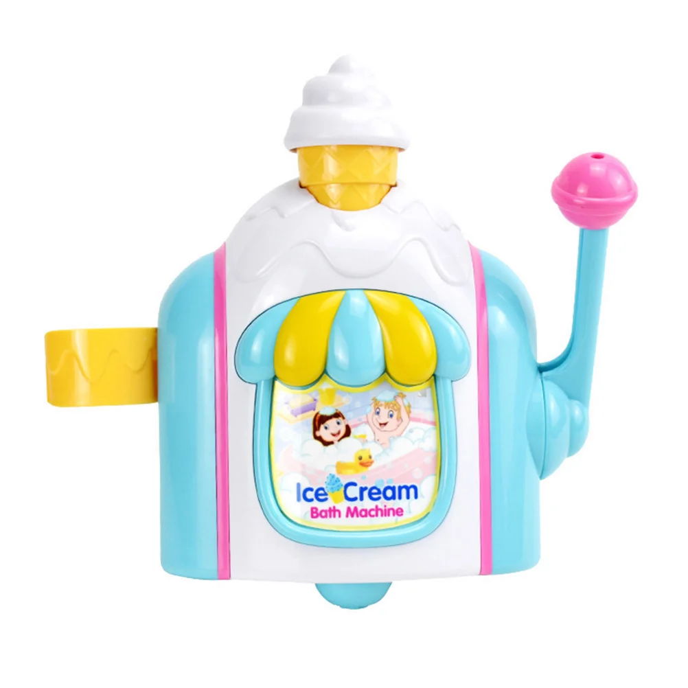 

Машинка для мыльных пузырей Для Мороженого, детская игрушка для ванны, электрические Детские аксессуары, детские игрушки для душа из АБС-пластика