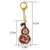 2025 Lucky Bat Gourd Keyring 5 Blessing Wu Lou Keychain 2