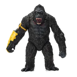 2024 Soft Rubber Mechanical Gorilla Action Figure with Movable Joints - Unique Battle Monster Toy Decoration (WHITE)