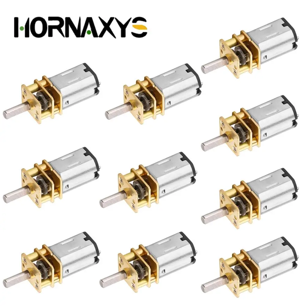 DC 3V-6V Mini Micro N30 Gear Motor Full Metal Gearbox Large Torque DIY Robot Car DC 3V-6V Mini Micro N30 Gear Motor Full Metal Gearbox Large Torque DIY Robot Car
