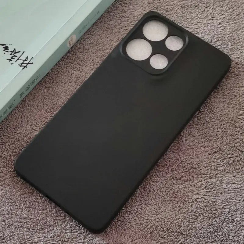 Frosted Black Silicone TPU Phone Case - Soft Shell Protective Cover