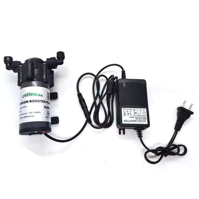 Heman DC 24V RO Micro Diaphragm Booster Pump 50G Reverse Osmosis Water