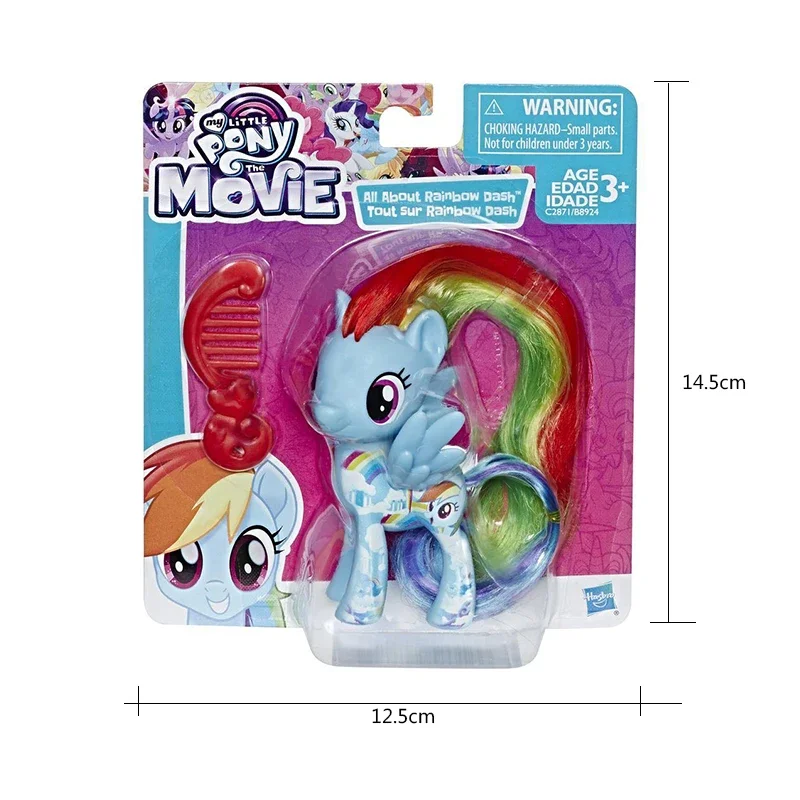 Genuine My Little Pony Toys Anime Figure Dolls Bebe Toys for Girls  Action Figure Juguetes Rainbow Dash Toys for Children Gift images - 6