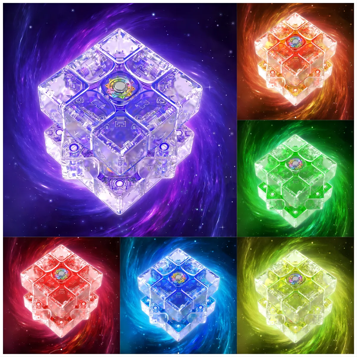 Limited Edition QiYi 3x3 Cube X-Man Tornado V2M 3x3 Flagship Version Magnetic Magic Speed Cube Tornado V2 M Pioneer Version