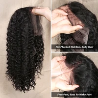 Perruque Bob Lace Front Wig péruvienne naturelle, cheveux courts bouclés, 13x4, pre-plucked, sans colle, pour femmes 3