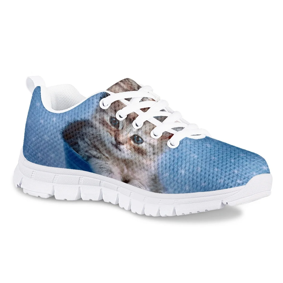 

Nopersonality Animal Cat Dog 3D Printing Sports Shoes Children's Lightweight Casual Shoe Four Seasons Strap Running Sneakers