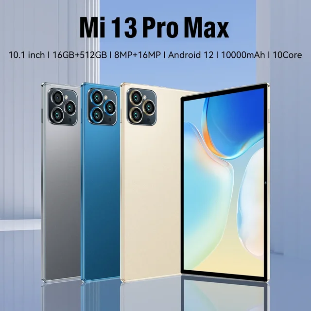 2024 New Original Tablet Mi 13 Pro Max 16G+512GB Android PC 