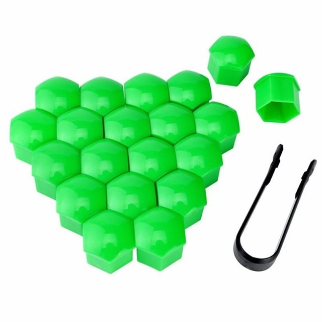 17mm Wheel Nut Bolts Head Cover Cap Protective Bolts Caps Exterior Decoration Protecting Bolts Rims