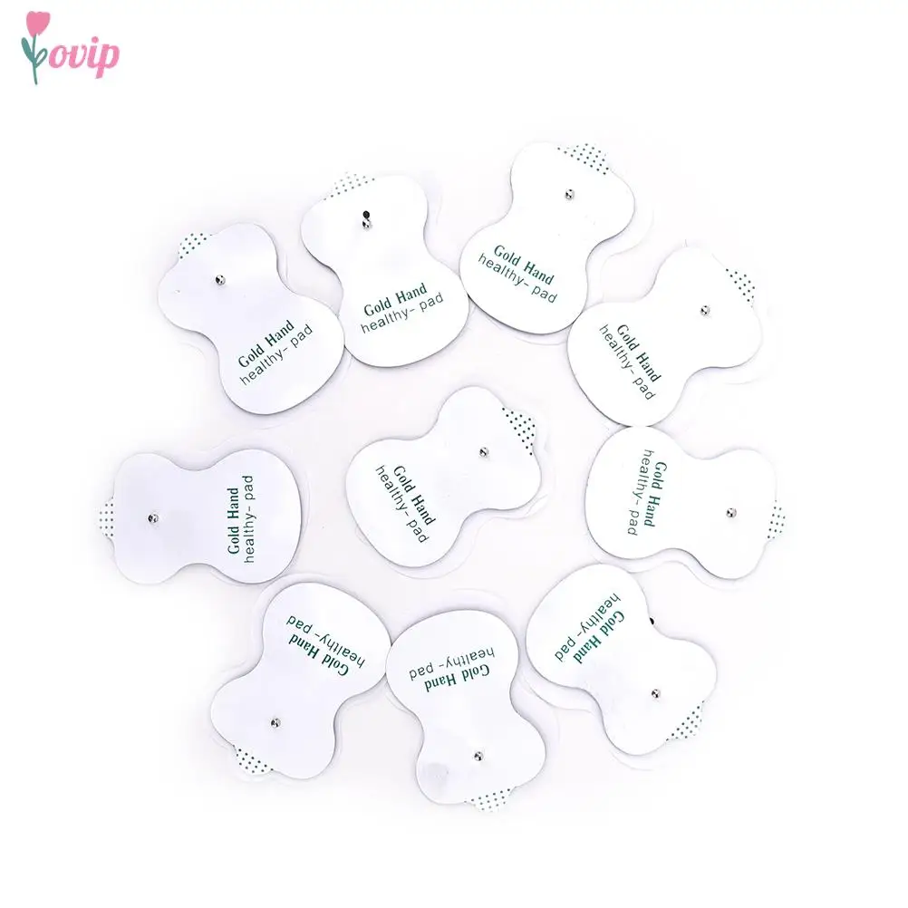 

10Pcs Electric Electrode Slimming Machine Body Massager Pads for Tens Acupuncture Therapy Pad for Adhensive Gel Pad Health Care