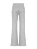 Gray Drawstring Waist Casual Sweatpants Women Solid Simple Basic Minimalist Fitness Joggers Straight Pants 4