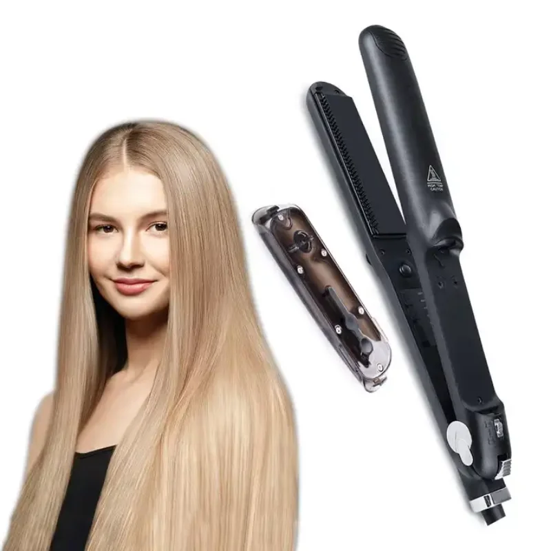 Steam Hair Straightener Straightening Irons Straight Hair Brush Hair Straightener Tools Curler Electric Ceramic Titanium 2