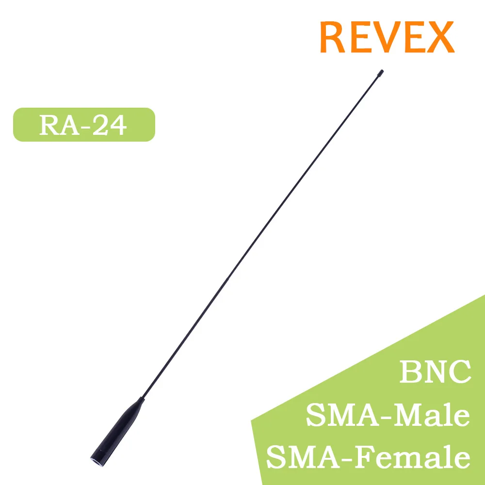 REVEXRA24DualBandTwoWayRadioBNCSMAFemaleMaleAntennasFor