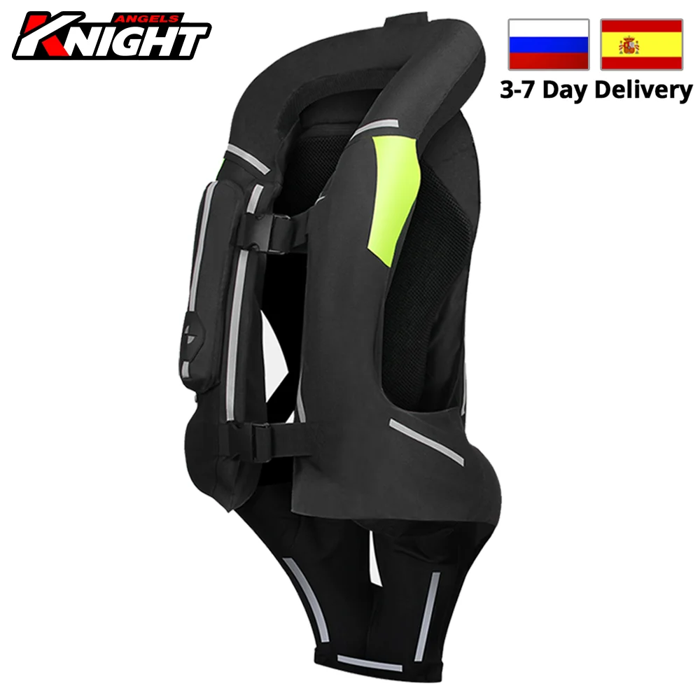 New Motorcycle Air-Bag Vest Moto Racing Advanced Air Bag System Motocross Protettivo Airbag Jacket Gilet Di Sicurezza Riflettente