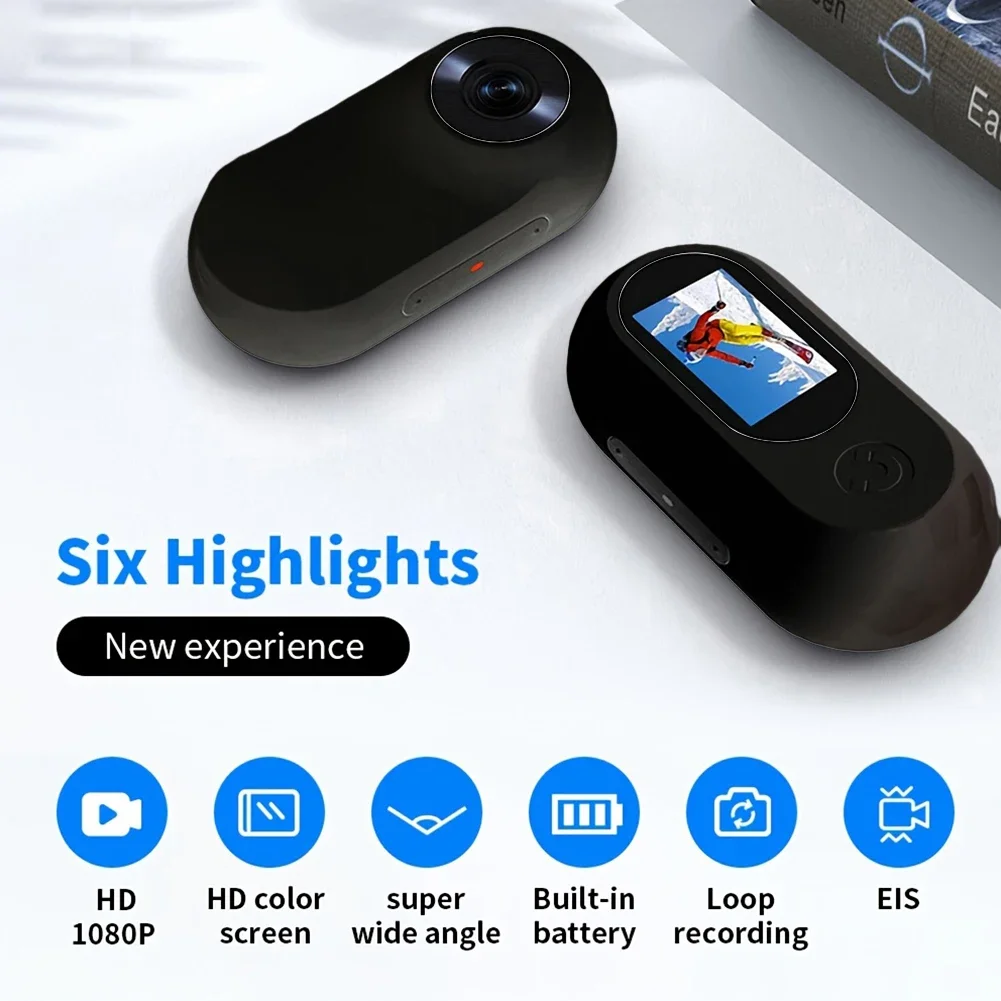 HD 1080P Wireless Collar Camera No WiFi Needed Dog Cat Pet Camera Collar Nanny Camera Video Records for Cats Dogs Birthday Gift