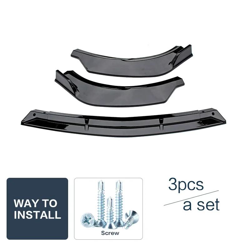 Front Bumper Splitter for Benz W213 E200 E300 E320 E-Class 2021 22 Lip Diffuser Spoiler Skirt Body Kit Decorative Strip Shovel
