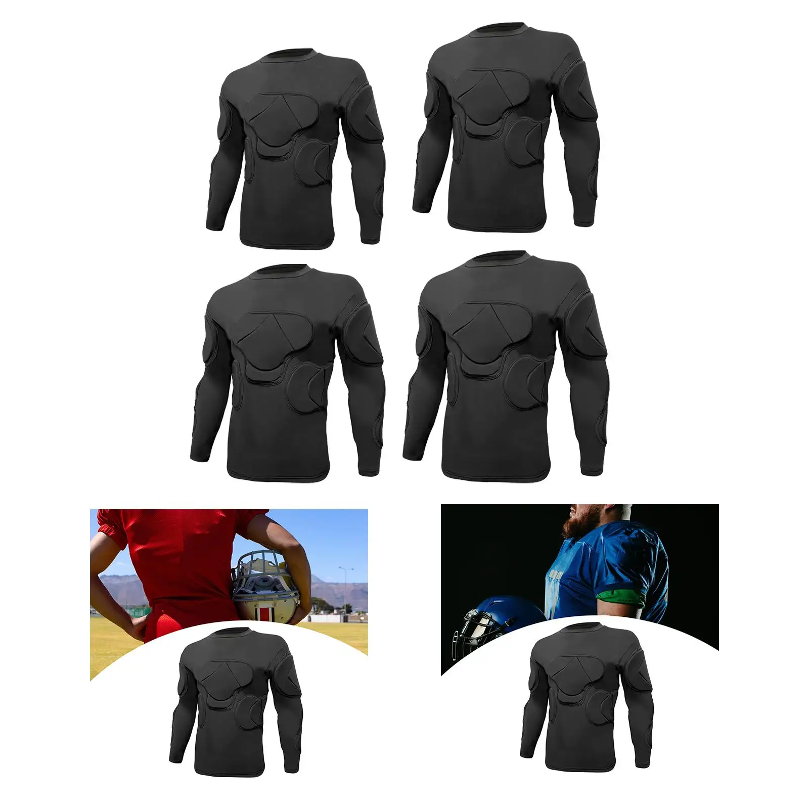 Goal Keeper Top Goalie Training Suit for Games Baseball Outdoor Activities