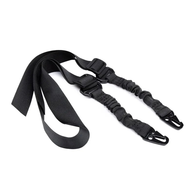 1-3pcs Tactical Two Points Sling Bungee Shoulder Strap Durable Rifle Belt Heavy Duty Sling for Outdoor Hunting Sports Accessorie