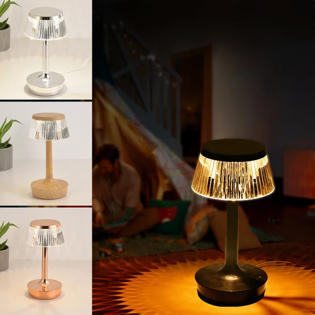 Lampe LED sans fil, Rechargeable par USB, luminaire décoratif d'intérieur,  idéal pour une Table de chevet, une chambre à coucher ou un bureau -  AliExpress