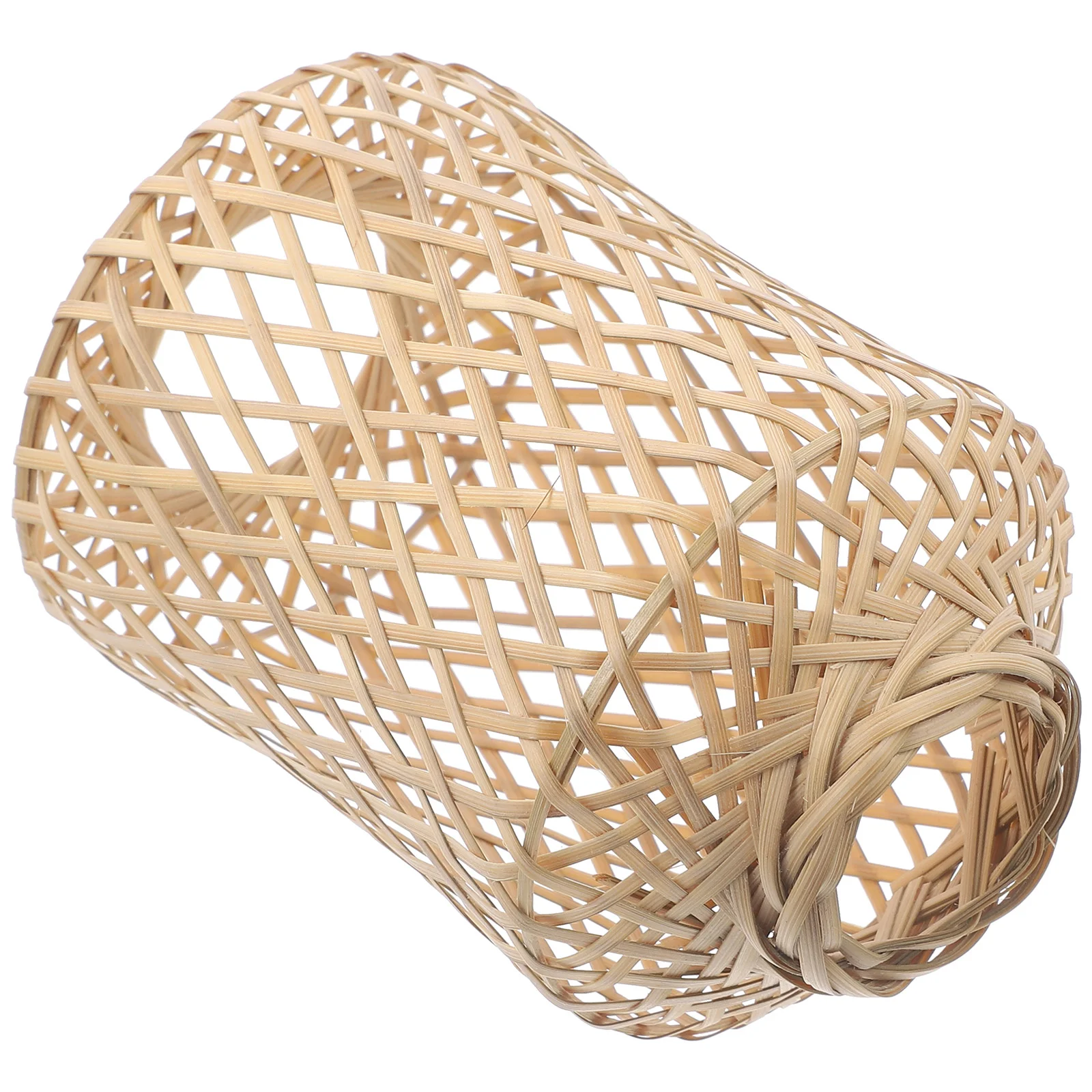 

Pastoral Style Lamp Cover Bamboo Woven Lampshade Woven Bamboo Lamp Cover Lampshade Decor