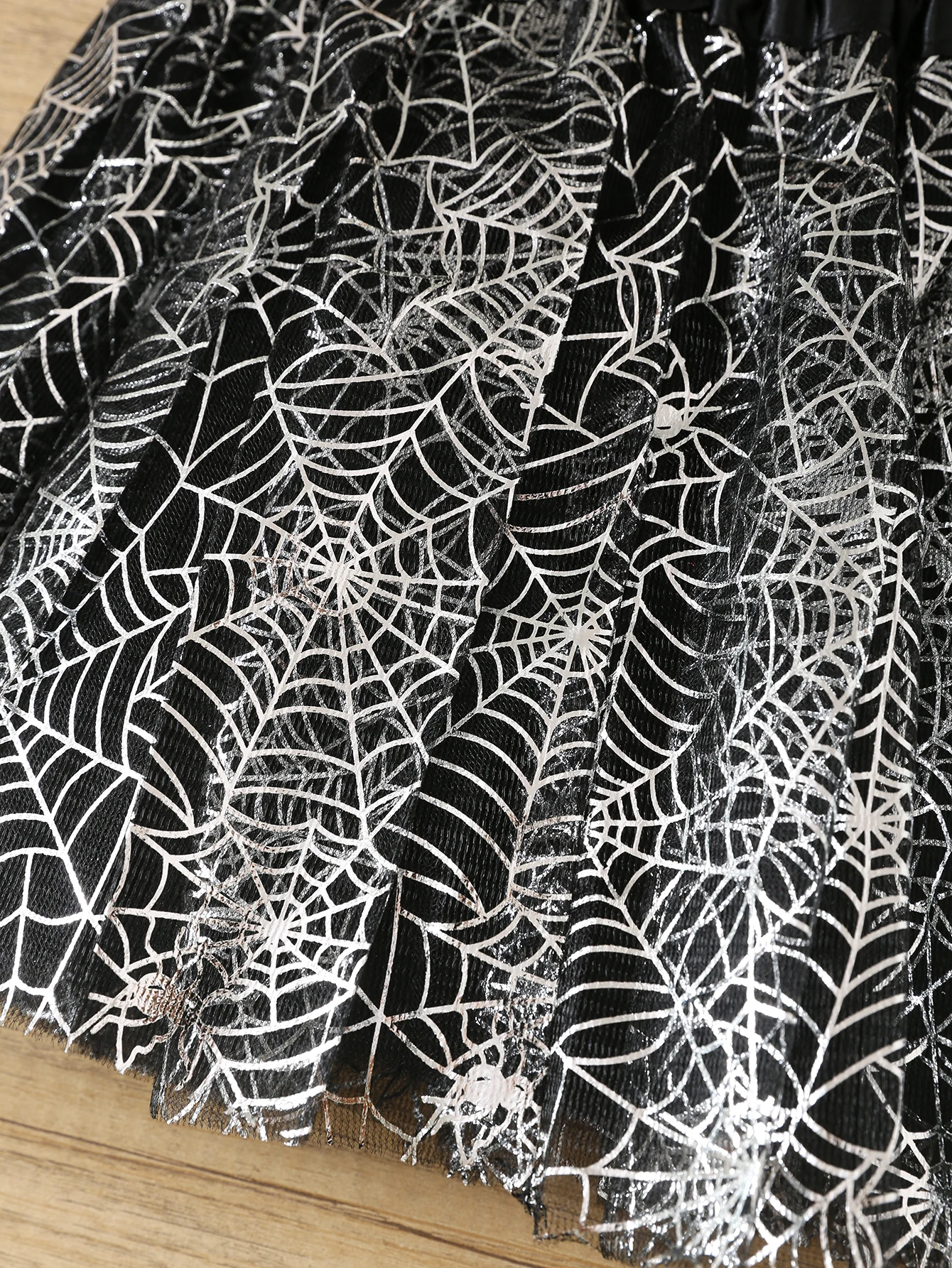 Holiday party children's performance props Halloween children's performance costume spider web TUTU dress