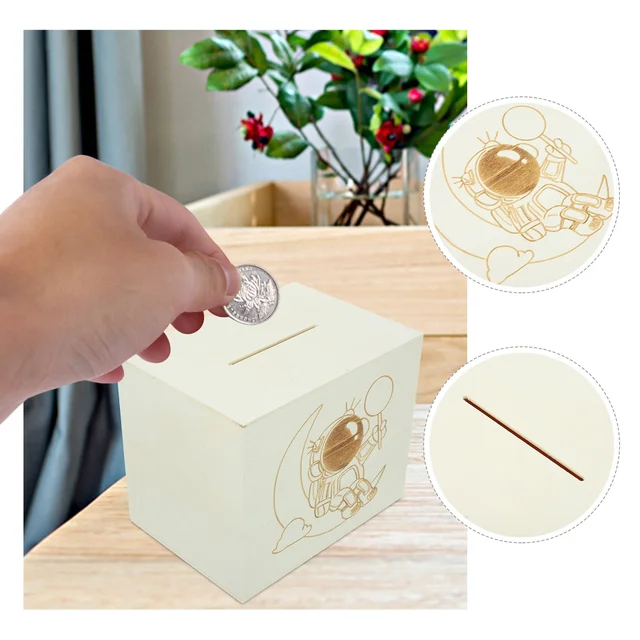 Fa Rajzfilm Űrhajós Malacka Bank Mentő Doboz Asztal Csak Megmenti A Piggy Bankot