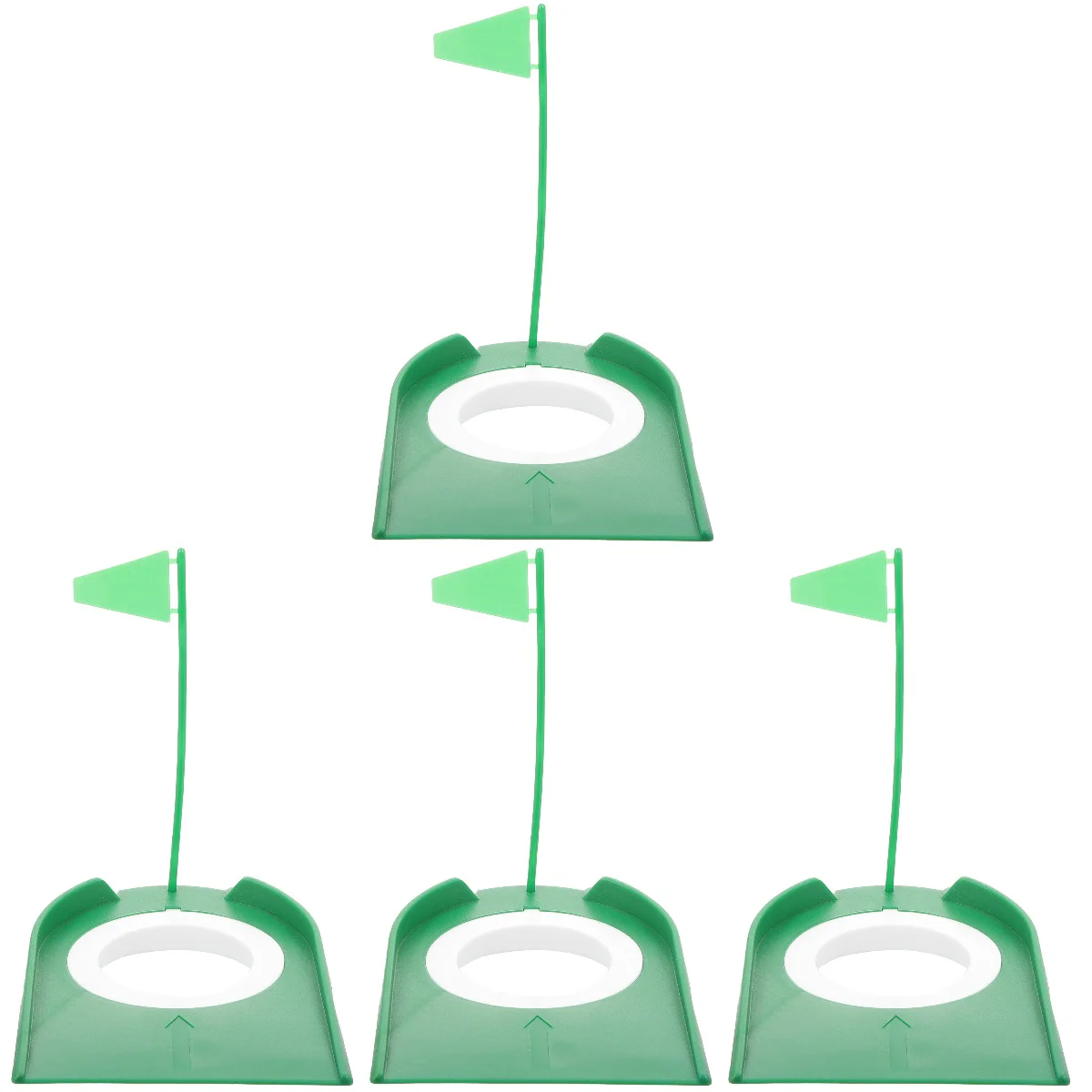 

4pcs Golfs Putting Cup Tools Indoor Plastic Putting Cup Golfs Training Aid Golf Practice Tool