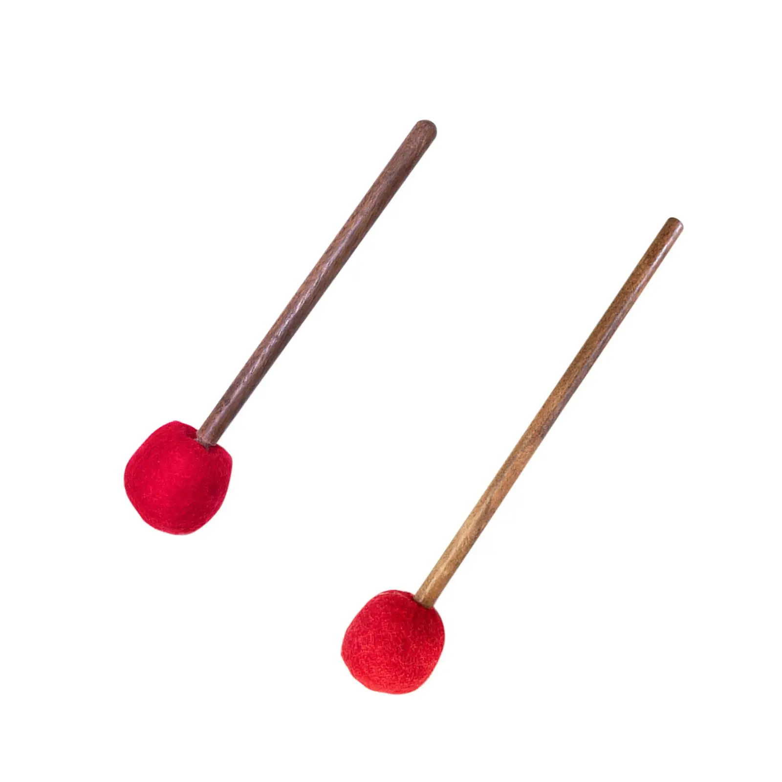Sound Bowl Mallet Handmade Replacement Easy to Grip Anti Slip Wool Felted Percussion Sticks Drumstick Tibetan Bowl Sticks