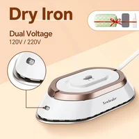 Mini Electric Iron Dual Voltage 110V/220V 30S Preheating Non-steam Portable Travel Dry Iron for Quilting Sewing Clothes 1